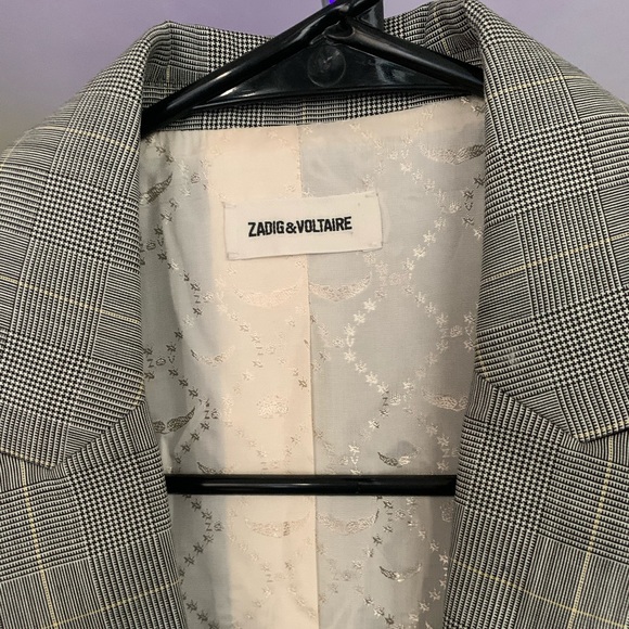 Zandig & Voltaire Viva Check Blazer - Picture 4 of 8